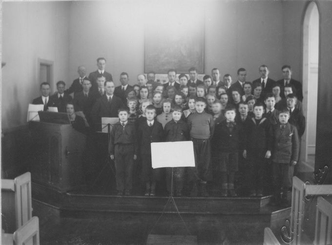 Invigning av Glommersträsk kyrka 1936.