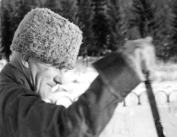 Knut Strand ca 1950. 65 år gammal.