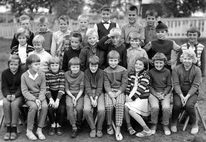 Skolklass tidigt 60-tal.