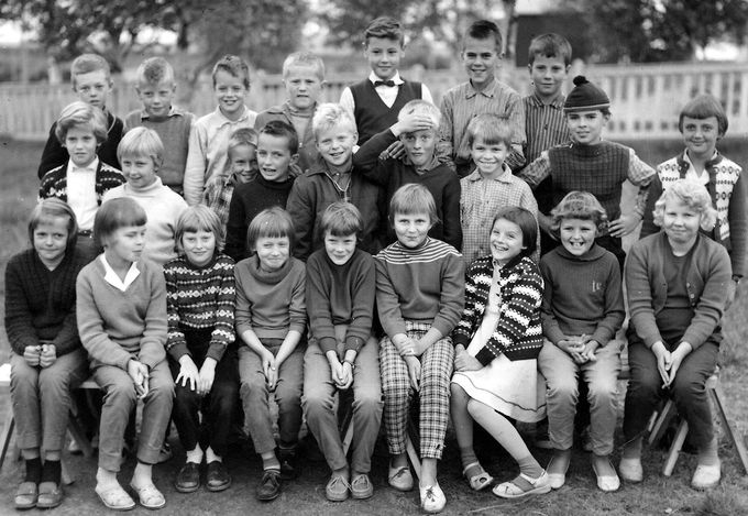Skolklass tidigt 60-tal.
