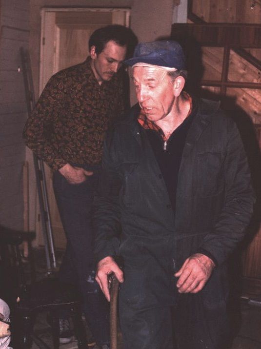 Tomas Johansson och Algot Lundström Glommersträsk 1979