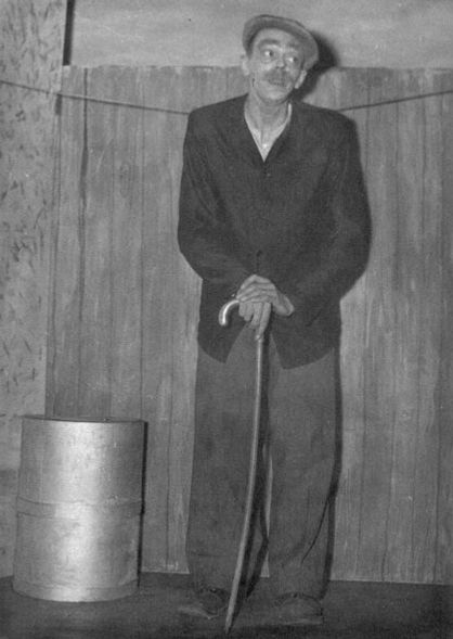 Lennart Lidén som portvakt
