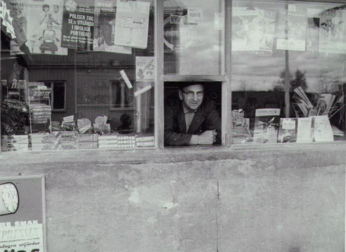 Martin Strand hade kiosk och skoaffär i Glommersträsk.